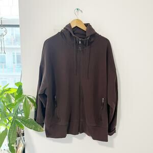 Old Navy Active Brown Dynamic Fleece Zip Up Jacket Size 3X